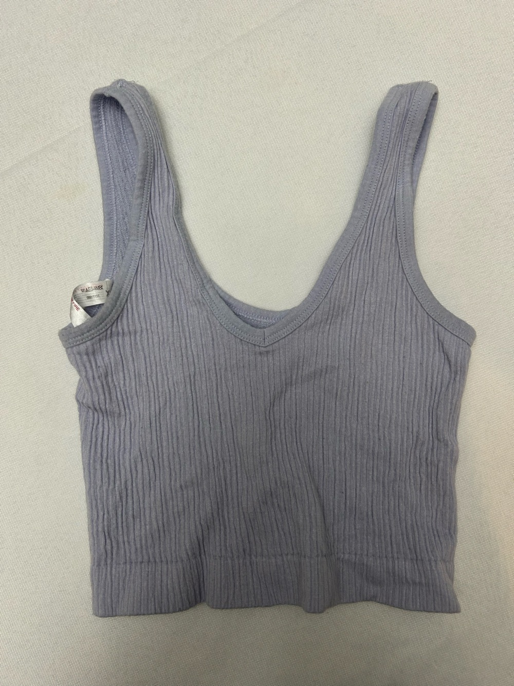 Urban Outfitters Ribbed Scoop Neck Tank Top in periwinkle size S